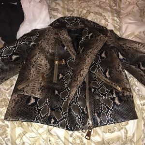 Vegan leather jacket